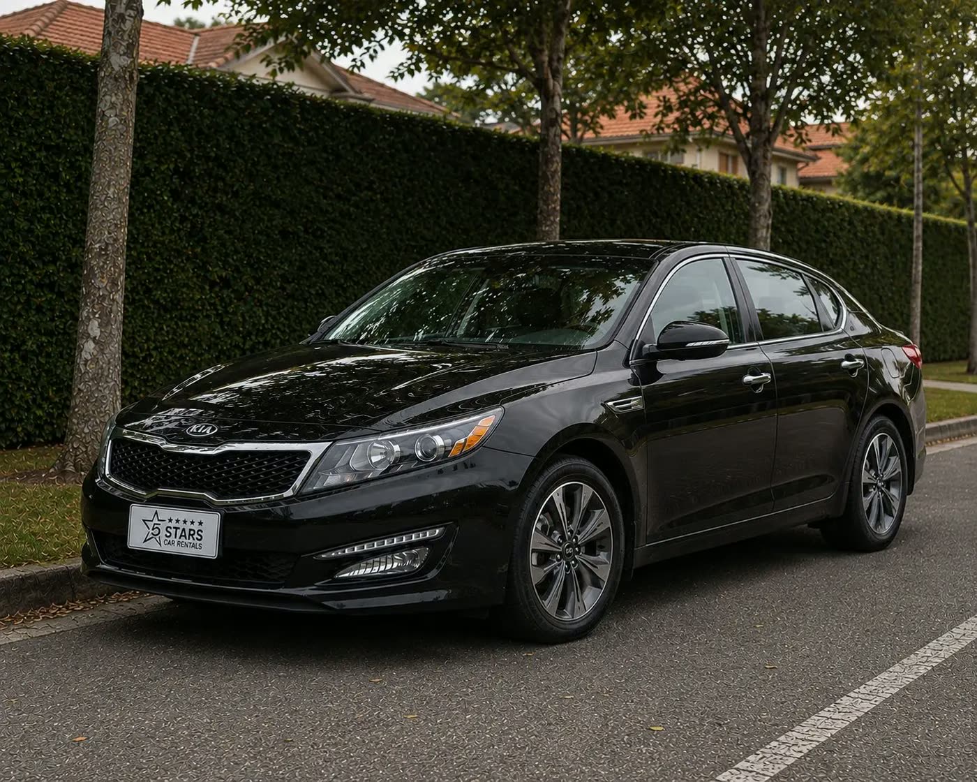 Kia K5 Hybrid available for rent in Kigali, Rwanda