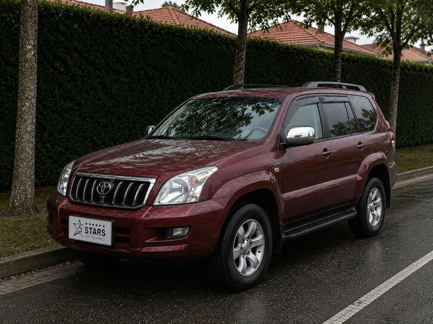 Toyota Prado Land Cruiser available for rent in Kigali, Rwanda