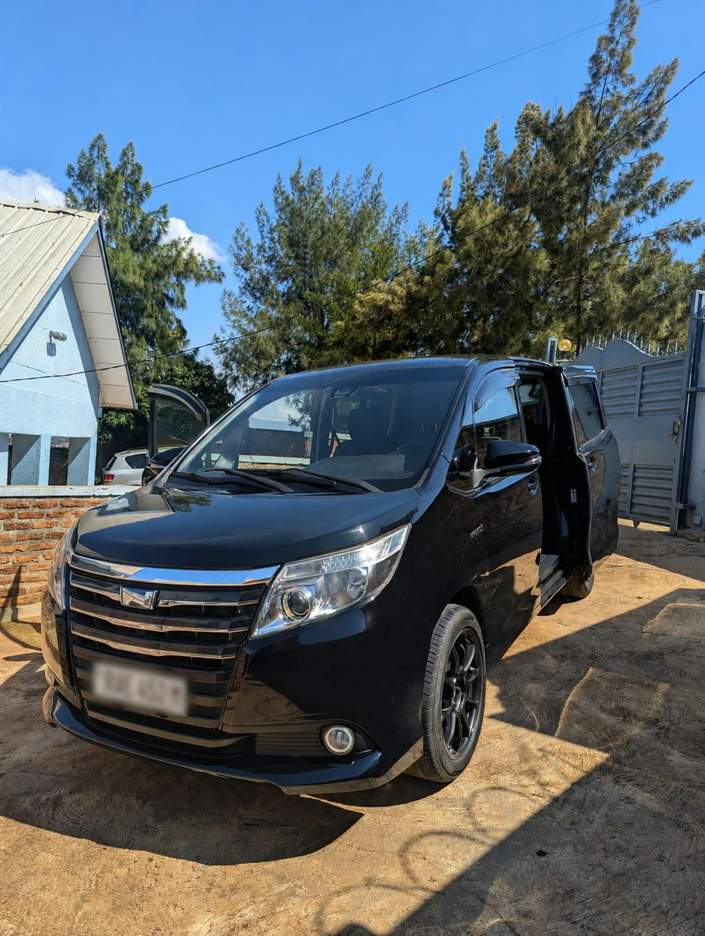 Toyota Van available for rent in Kigali, Rwanda